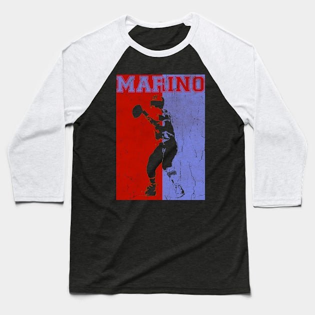 Marino//Disstressed Style Baseball T-Shirt by tepe4su